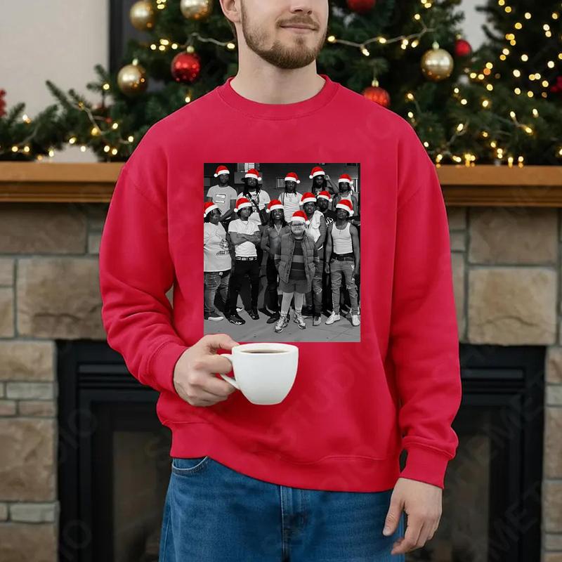 Derek In O' Block Christmas Shirt, King Von Funny T-shirt, Von's Fat One Santa hat Sweatshirt, Stranger Gang Things Hoodie