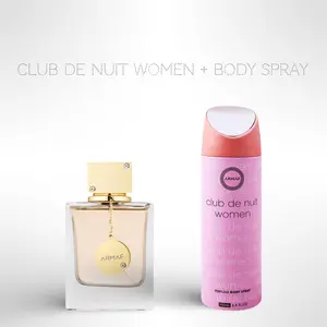 Club de Nuit Women Duo – Eau de Parfum 105ml + Body Spray 200ml | Elegant & Long-Lasting Feminine Fragrance Set