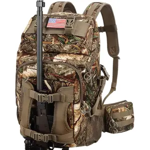Camouflage Tactical Backpack Outdoor Travel Waterproof Wear-Resistant Backpack Military Style