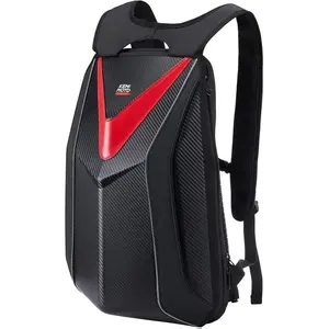 KEMIMOTO Motorcycle Backpack Hardshell Helmet Backpack Expandable Large Capacity Riding Bag Water Resistant Lightweight for Riding Work Gym