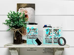 Should've Come With A Warning Skinny or 4 in 1 Koozie/Can Cooler