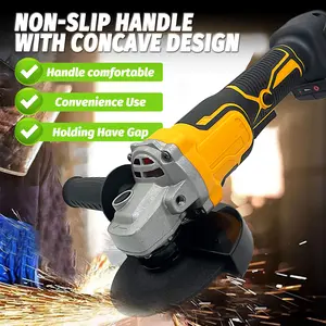 Cordless Angle Grinder for DEWALT 20V MAX Battery, With 11000 RPM Brushless Motor and 3 Variable Speeds, Angle Grinder for Cutting, Griding, Polishing.(Without Battery)