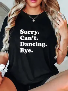 100% Cotton Funny Dancing Dance Gift For Men Women Boys Or Girls T-Shirt