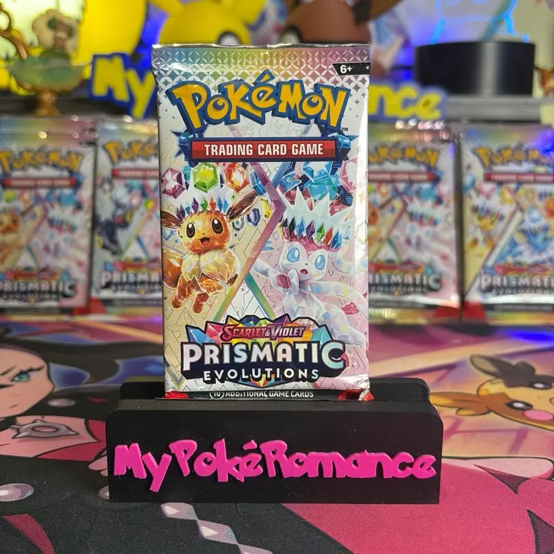 Pokemon Prismatic Evolutions Pack x1 ( live rip )