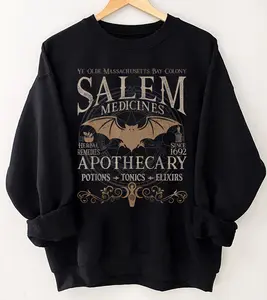 Salem Apothecary Halloween Sweatshirt, Retro Halloween Shirt, Salem Witches Shirt, Salem Halloween Sweatshirt, Halloween Spooky Season Shirt