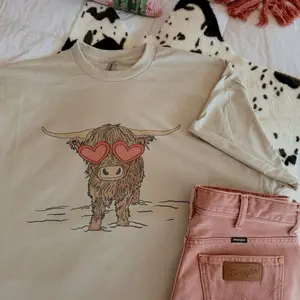 Valentine Highland cow