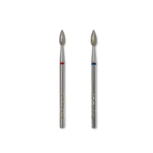 Flame Olive Diamond Drill Bit | Russian Manicure