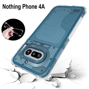 Nothing Phone 4a 5g A069 2026 Transparent Anti-Drop Silicone Tpu Ultra-Thin Matte Soft Case, Protective Cover for Enhanced Protection