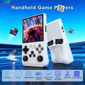 GAMINJA Open Source Game Console ANS13, 20+ Emulators & 16000+ Games, Ergonomic Design, Portable Handheld Gaming Machine, Perfect Gift for Retro Gamers, Rechargeable Game Console