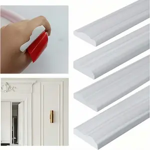 Self Adhesive Decorative Strip, Wall Decoration, 2m/78.74inch Flexible Wall Decoration Molding Strip, Suitable for Multi Surface Installation of Wall Decoration and Ceiling Decoration, Living Room, Modern