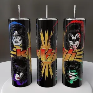 Kiss rock tumbler cup
