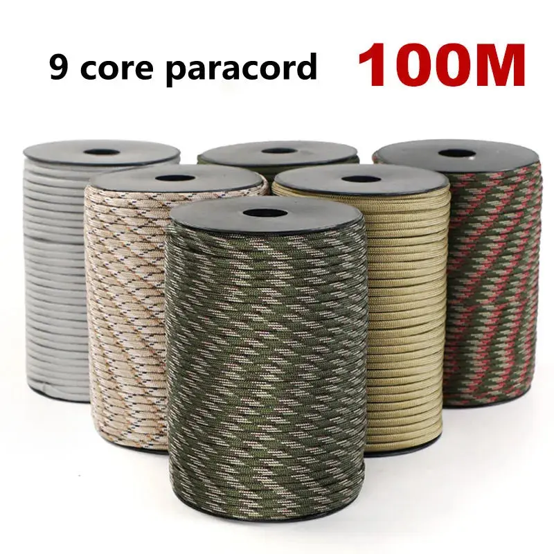 9-Core 550 Paracord Rope for Camping & Survival – 4mm Utility Cord| Daniel’s Outdoor Company
