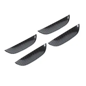 For 2011+ Dodge Charger Exterior Door Handle Bowl Decor Cover Trim carbon fiber