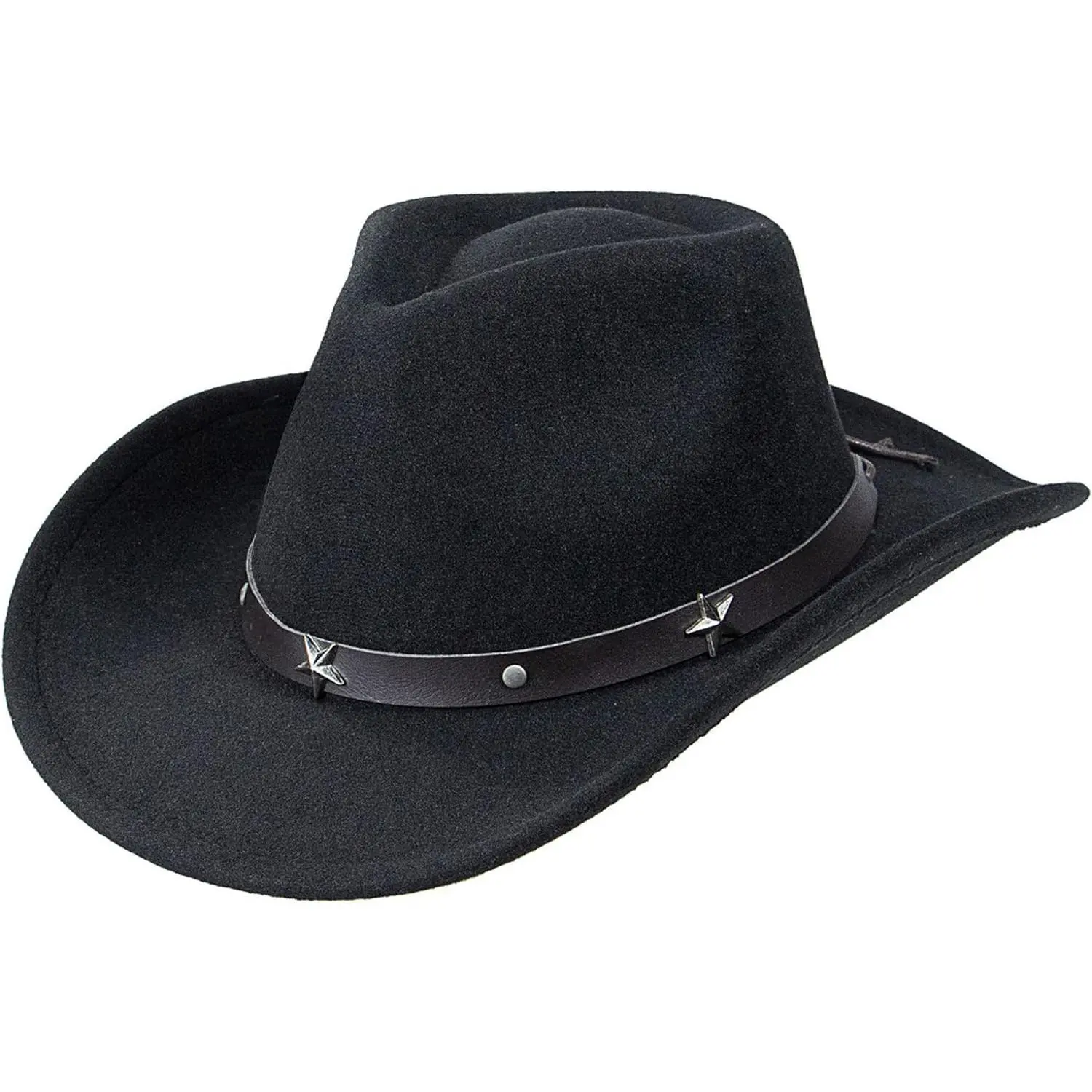 Western Hats Boys Girls Cowboy Felt Fedora with Belt Buckle 3-7T