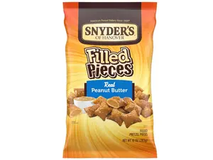 Snyder's of Hanover Pretzels Pieces, Peanut Butter Filled, 10 Ounce Bag