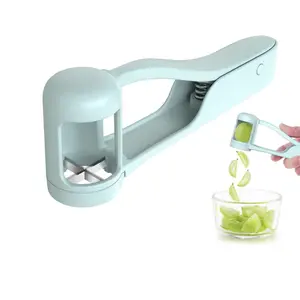 Grape Cutter for Toddlers, Grape Slicer for Baby, Grape Tomato Cherry Strawberry Cutter Tools Into 4 Pieces for Vegetable Fruit Salad, Stainless Steel Blade Quarter Grape Slicer Kitchen Gadget