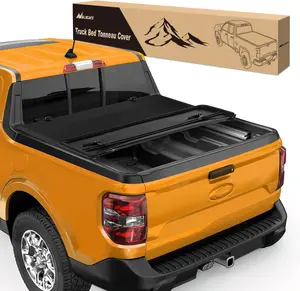 Nilight Soft Tri-fold Truck Bed Tonneau Cover Fits for 2022 2023 2024 2025 Ford Maverick-4.5ft  dealsforyoudays