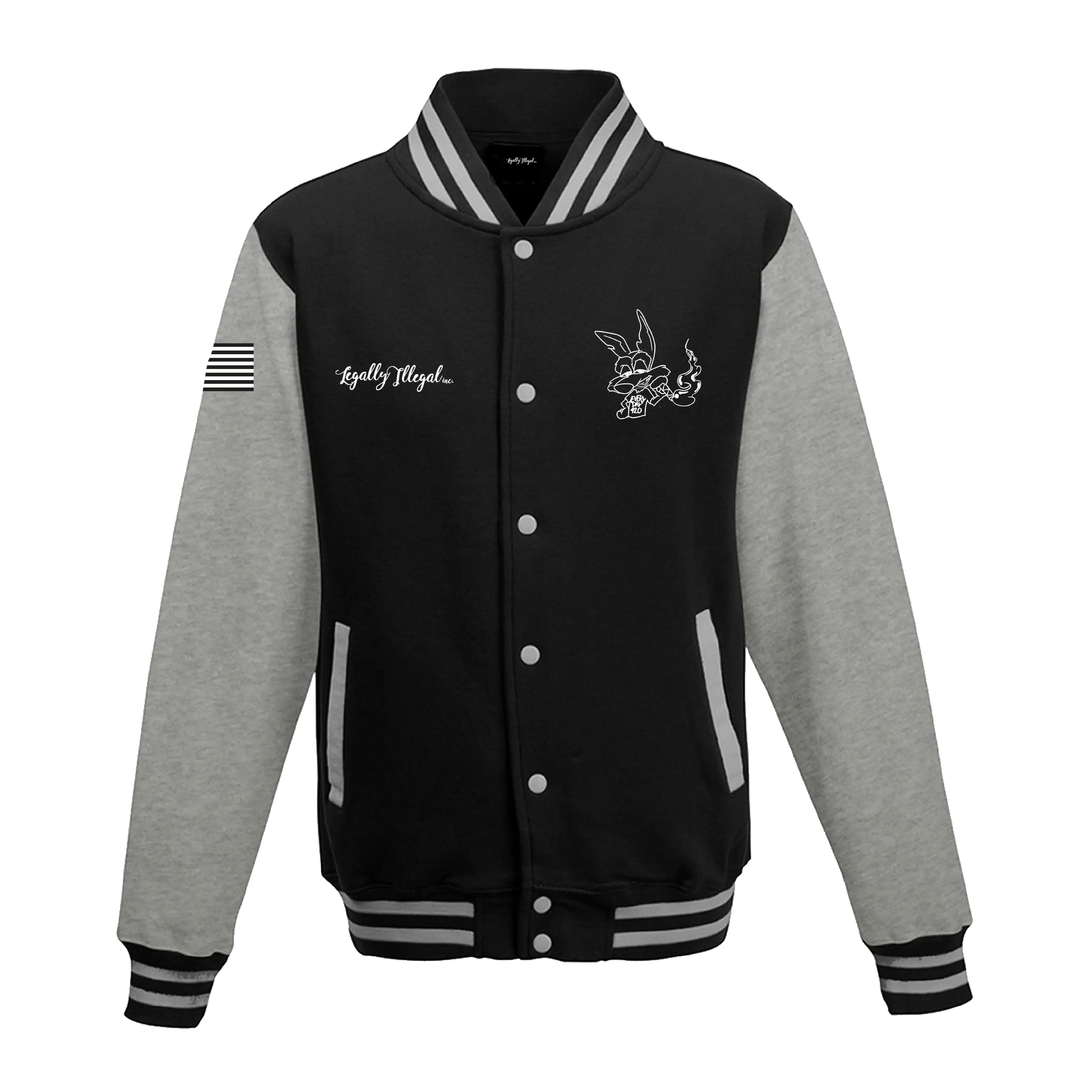 Coyote Smoke Letterman Jacket
