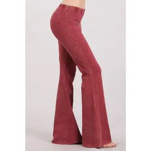 Modern Must Have |  Wine Red Bell Bottoms
