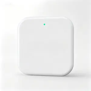 Wi-Fi Bluetooth Smart Gateway Hub, Compatible with Alexa Voice Control, Fingerprint Door Lock Gateway for TTLock, White, Smart Hub for Home Automation, Easy Setup Voice Control
