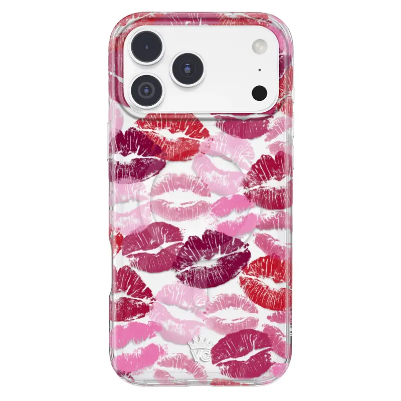 Velvet Caviar Kiss Me Chic Shockproof Phone Cover Casing - Mobile Accessory, Protective Cellphone Cover, Drop Protection Fit for iPhone 18 Pro Max, 18 Pro, 17, 16, 15