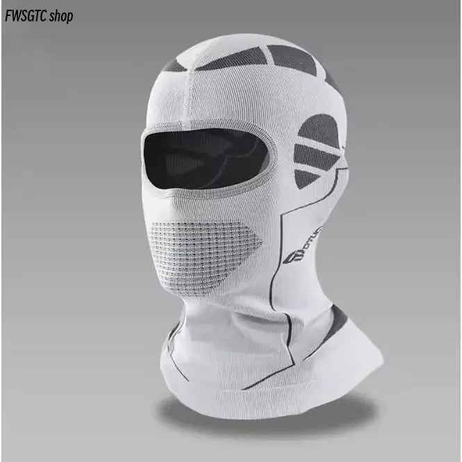 Breathable Windproof Face Cover Balaclava - Snug Thermal Wear Motorcycle Mask for Male, High-Stretch Full Head Protection Gear for Under Helmet, Ideal for Motorcycling, Skiing