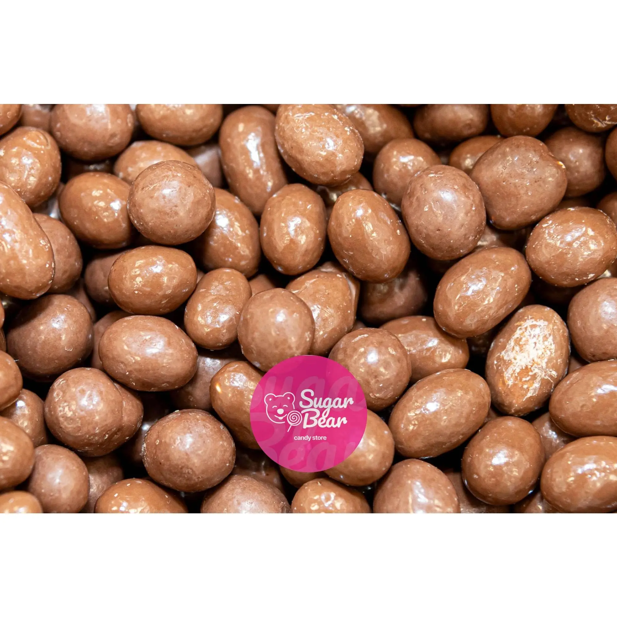 Milk Chocolate Peanuts - Crunchy Whole Peanuts Covered in Rich Milk Chocolate - 4 oz & 8 oz & 1 lb Chocolate Bag