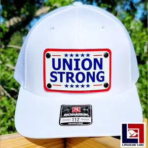 Custom UNION STRONG Snapback or Flexfit Hat