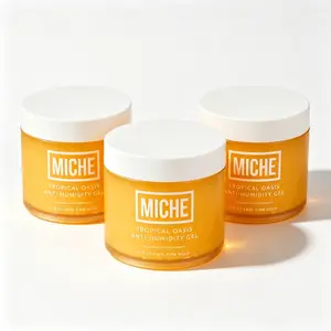 MICHE Beauty Tropical Oasis Anti-Humidity Frizz Fighting Hair Gel 8.8 oz Firm Hold for Curly Coils Wavy Hair Alcohol-Free Formula Haircare