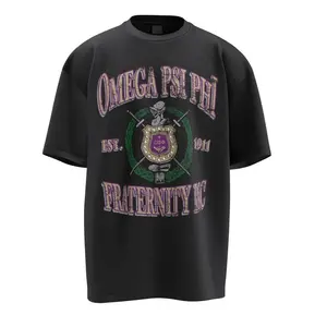 Vintage Omega Psi Phi Oversized T-Shirt