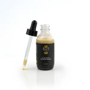 CROWN Scalp & Hair Serum - 2 oz - Plant-Based Formula with Rosemary, Redensyl & Botanicals - Nourish, Calm Irritation & Reduce Shedding - Biotin, Floral, Haircare, Hydrate, Oil, Peppermint