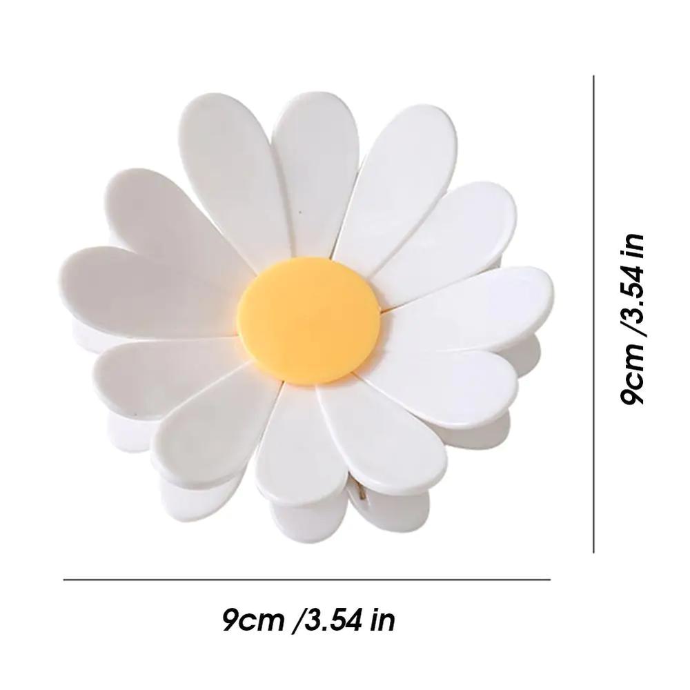 Aesthetic Cherry Blossom Fridge Magnetic Chip Clips| 6 Bag Clips + 1 Magnetic Base| Cute Food Sealing Clips for Snack Bread Pet Food Storage| Fridge Organizer Kitchen Decor Gift