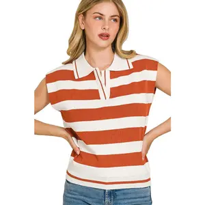 REESE STRIPED POLO SWEATER VEST