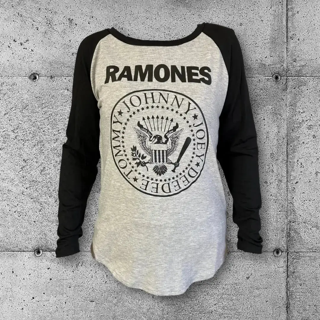 Ramones Raglan | Women's Long Sleeve Punk Rock Tee