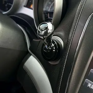 Push Start Button Cover,Car Joystick Metal Push to Start Rocker Lever Accessories,Car Starter Engine Started Stop Button Cover Cool Auto Interior Accessories