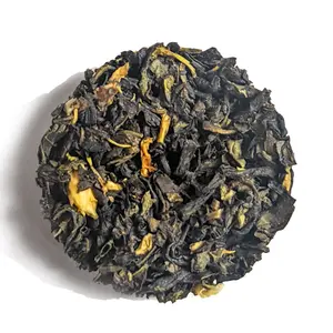 Midnight Jasmine No. 27 – Probiotic Jasmine Green Tea Discs for Gut Health, Relaxation & Mood Reset | Low-Caffeine | Sugar-Free