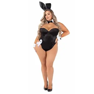 Plus Size Classic Playboy Bunny Adult's Costume