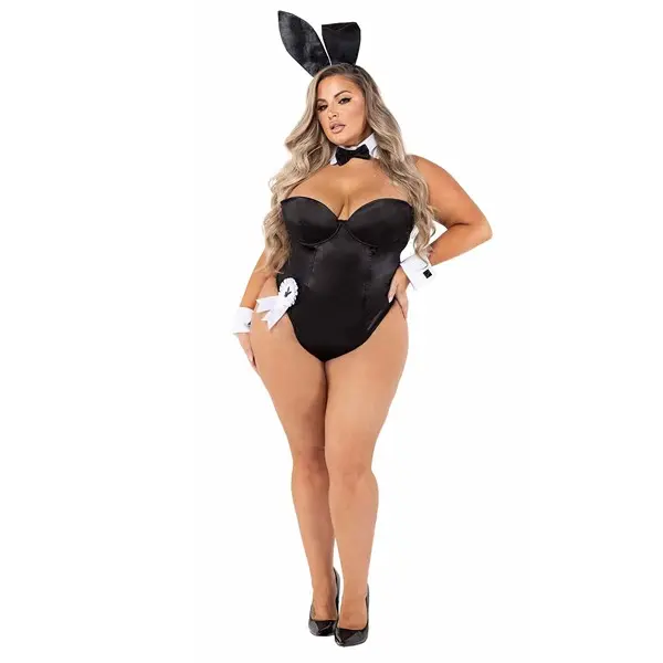 Plus Size Classic Playboy Bunny Adult's Costume