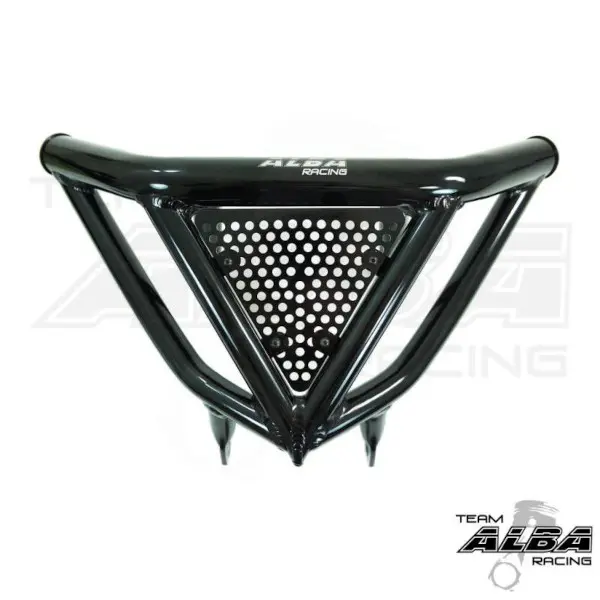 Intimidator ATV Front Bumper Black 1" 6061 T6 Aluminum Lightweight Strong ARMAT by Alba Racing