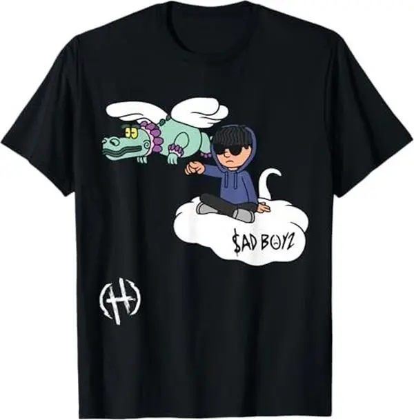 [MORE OPTIONS] Sad Boyz Junior H T-Shirt, Latin Trap Music Graphic Tee, Streetwear Fan Shirt, Y2K Style Unisex Top, TikTok Trending Music Fashion