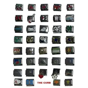 Silver 9mm Bracelet Charms- Single Italian Charm