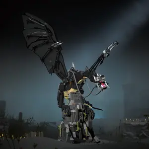 1361PCS Witch King and Its Mount Model Miniature Set DIY Assembly Toys Puzzle Toys Festival Gifts Creative Building Blocks Block Figures Decoration is the preferred gift for friends and lovers Building Block Kit