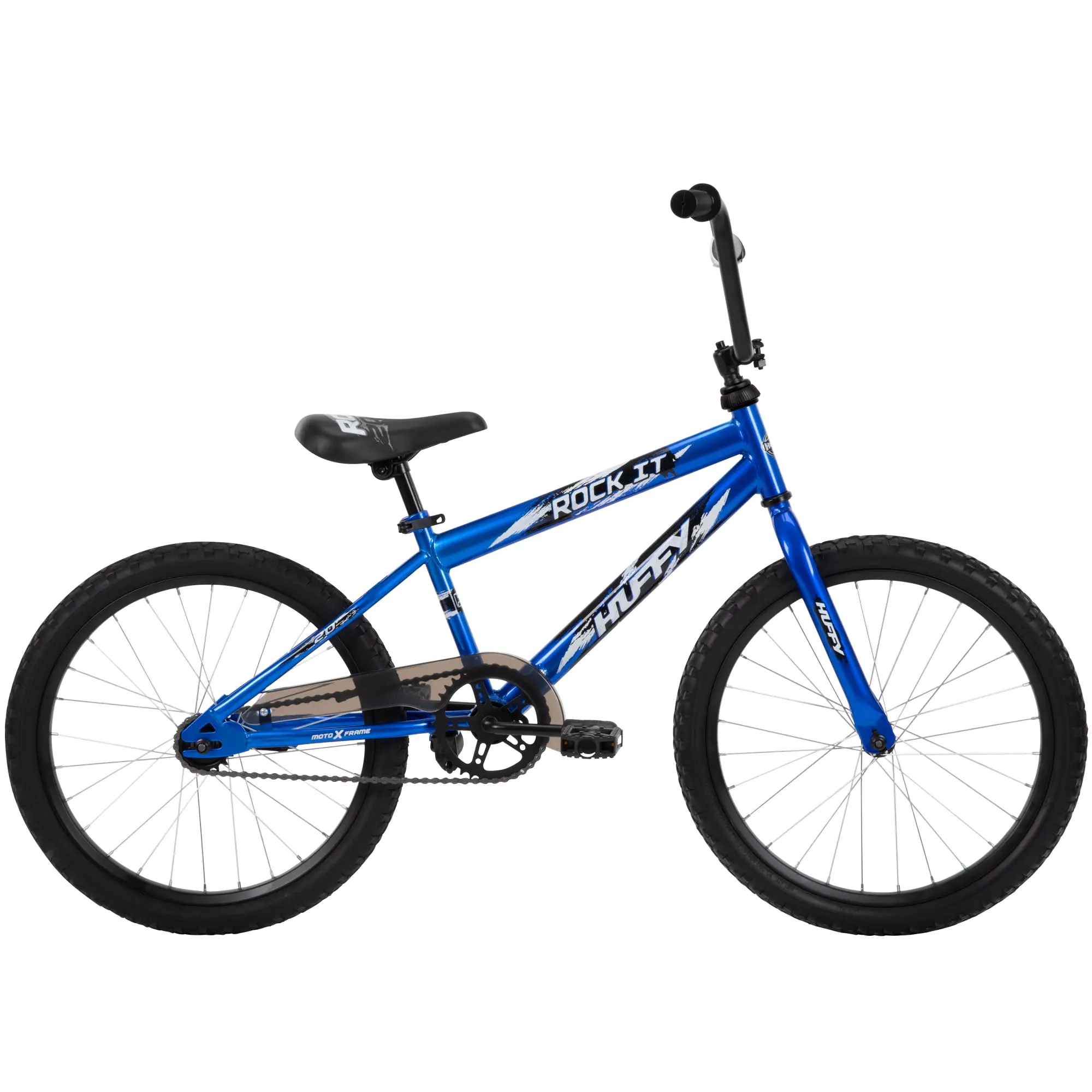 Huffy 20" Rock It Bike, Fits Riders 44"-56", Blue