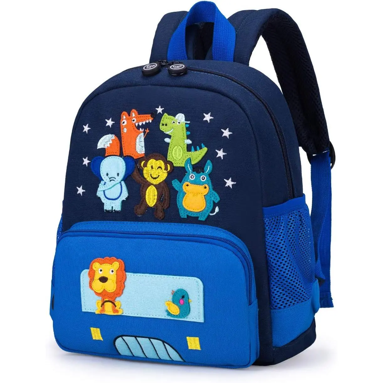 BY-062 Cute Zoo Little 3d Backpack Kids Backpack for Boys and Girls Toddler  Backpack Waterproof Preschool (Blue Car) - TikTok Shop
