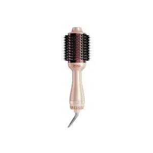 TYMO Volumizer Hot Air Brush Hair Dryer - Champagne Pink - 1200 Watt