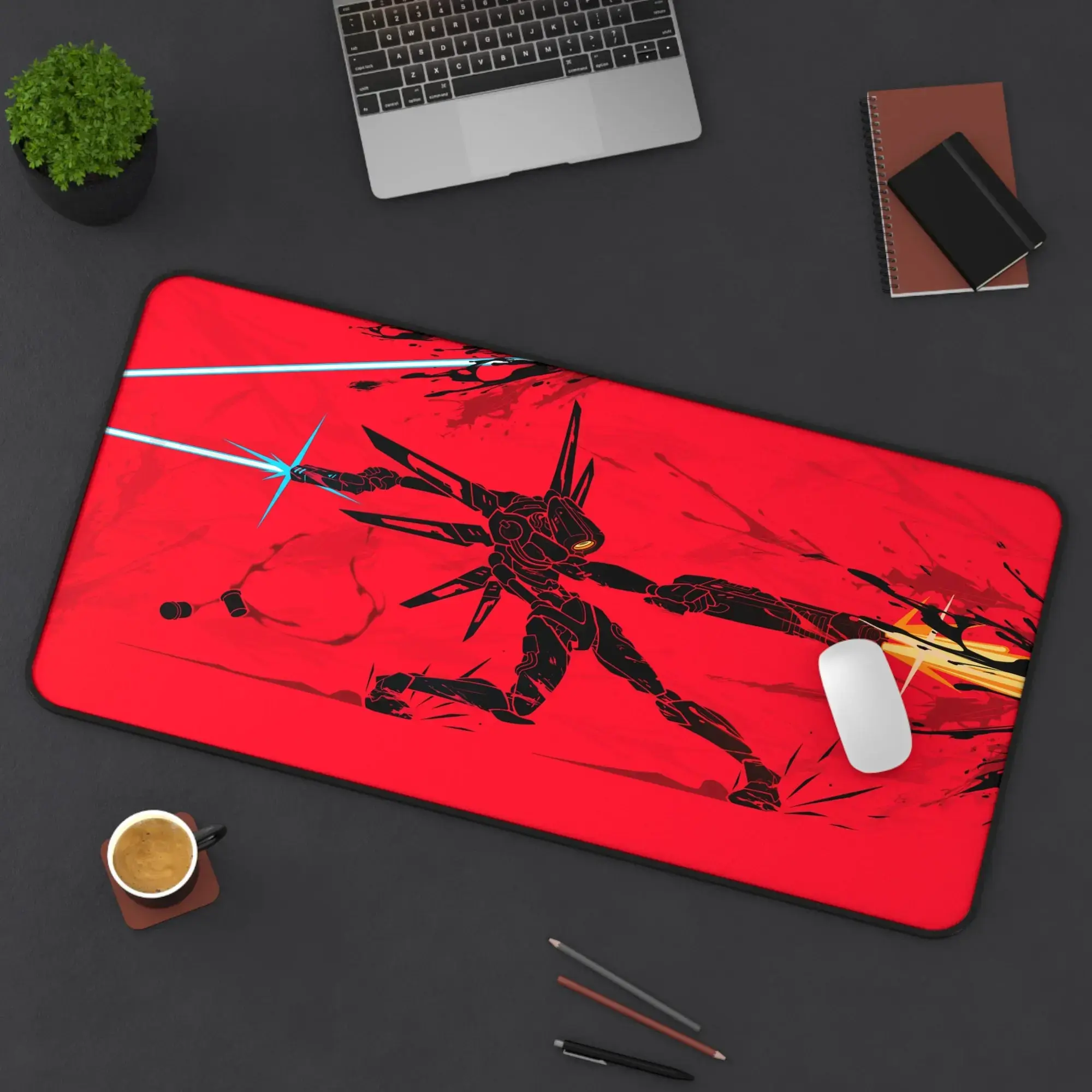 ULTRAKILL V1 Ricoshot Desk Mat - Ultrakill Gaming Desk mat - Anime Desk Mat - Christmas Gift Idea - Mothers Day Gift
