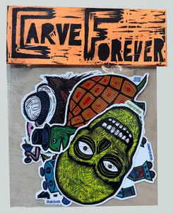 Sticker Pack 1- Five  "4 inch Vinyl Stickers