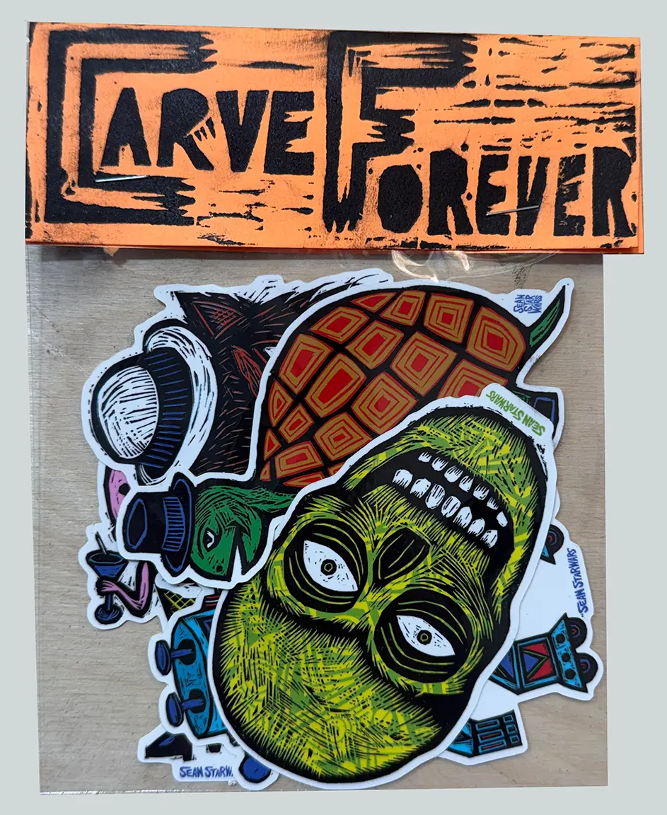 Sticker Pack 1- Five  "4 inch Vinyl Stickers