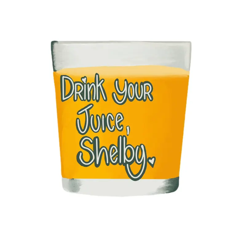 Drink your juice sticker