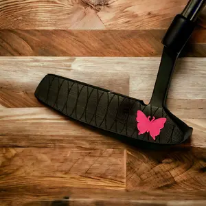 Lombardi Golf LeeLee Pink Butterfly Golf Putter
